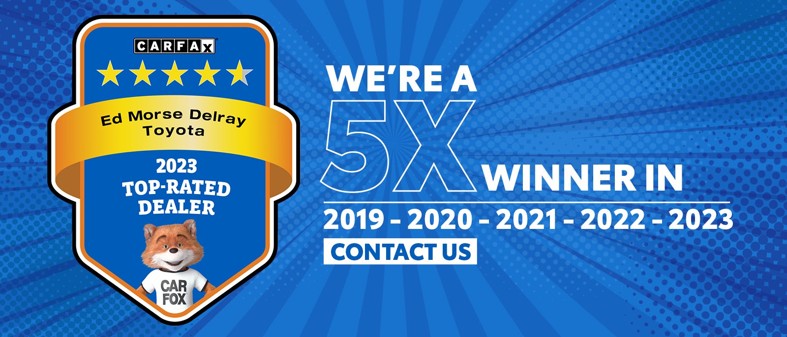 5x Top Rated Dealer by Cafax