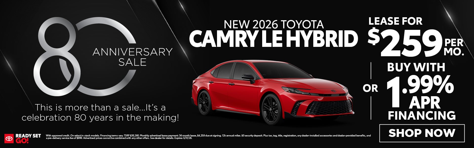 New 2026 Toyota Camry LE Hybrid