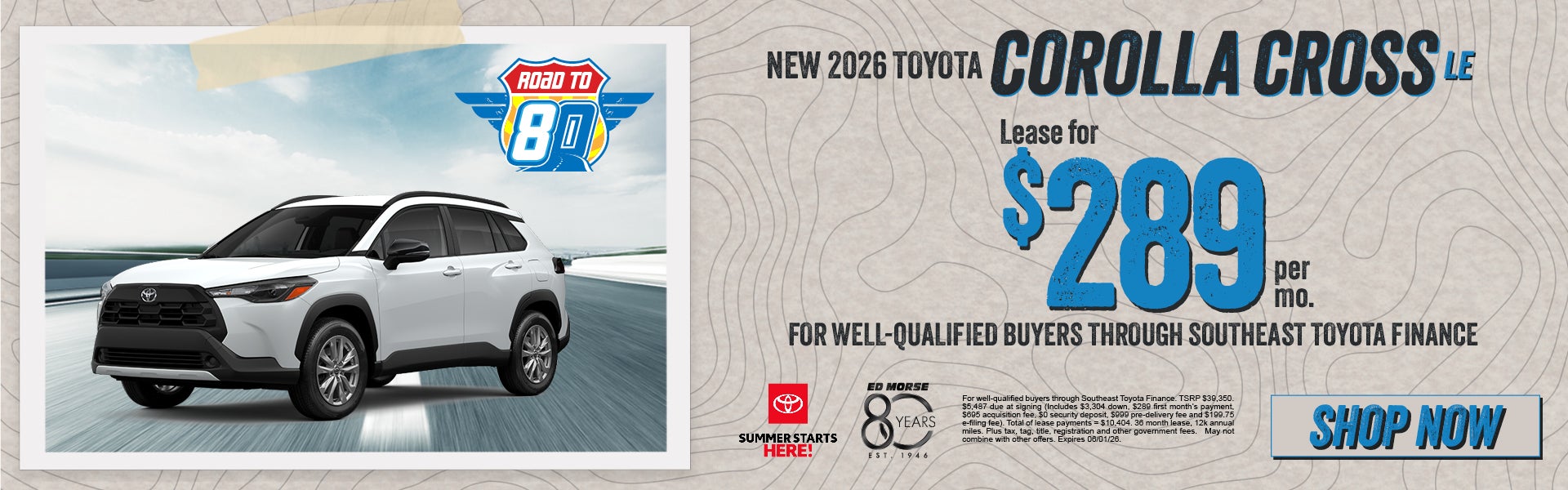 New 2026 Toyota Corolla Cross LE