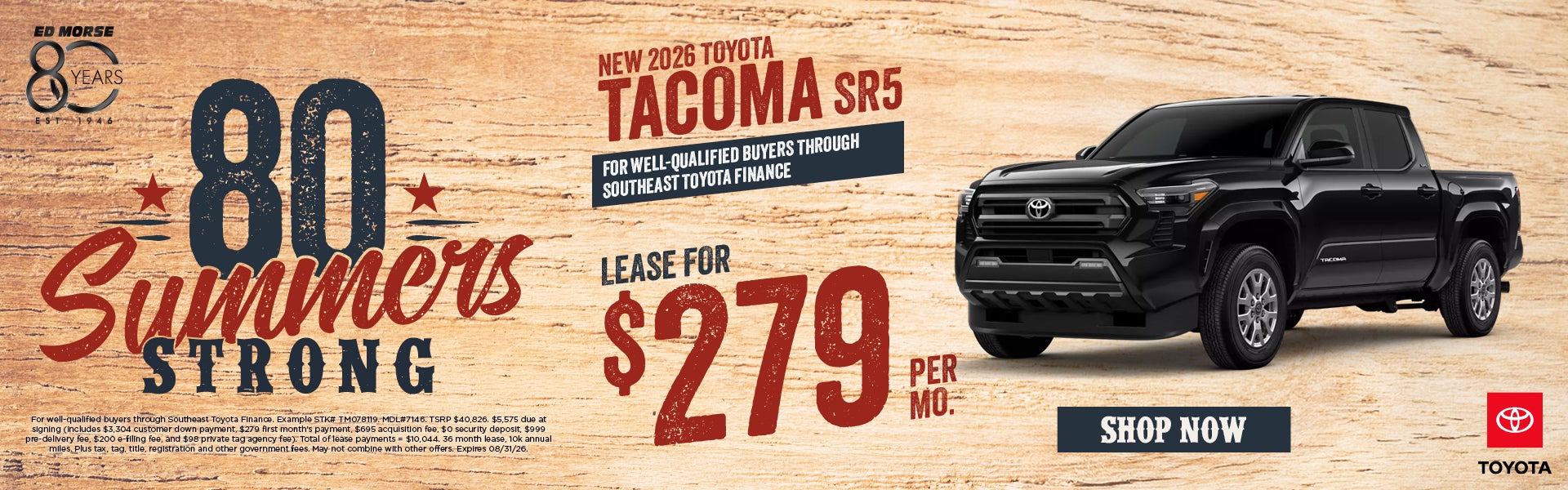 New 2026 Toyota Tacoma SR5