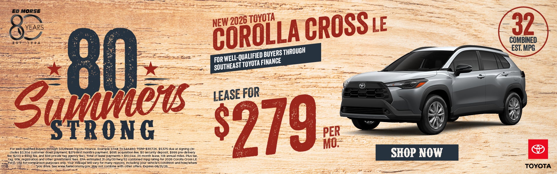 New 2026 Toyota Corolla Cross LE