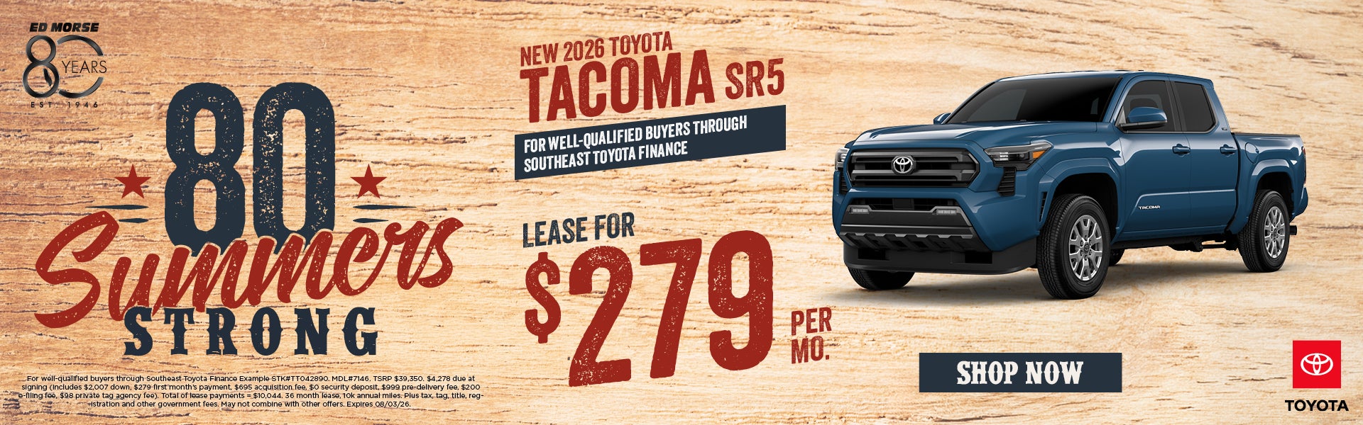 New 2026 Toyota Tacoma SR5