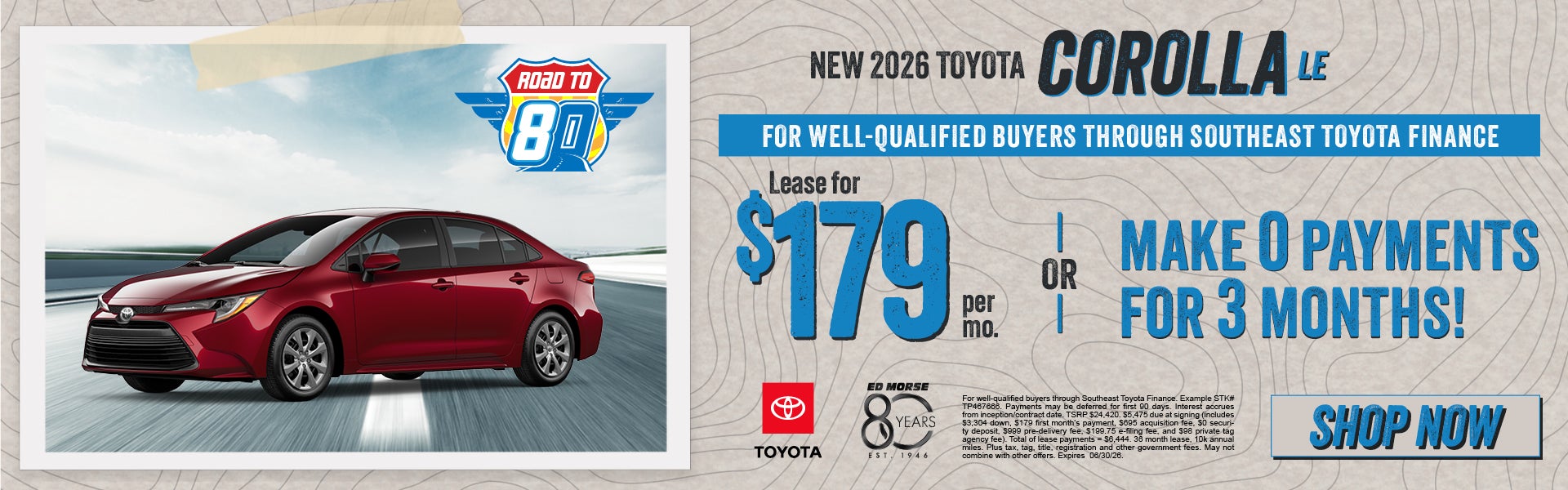 New 2026 Toyota Corolla LE