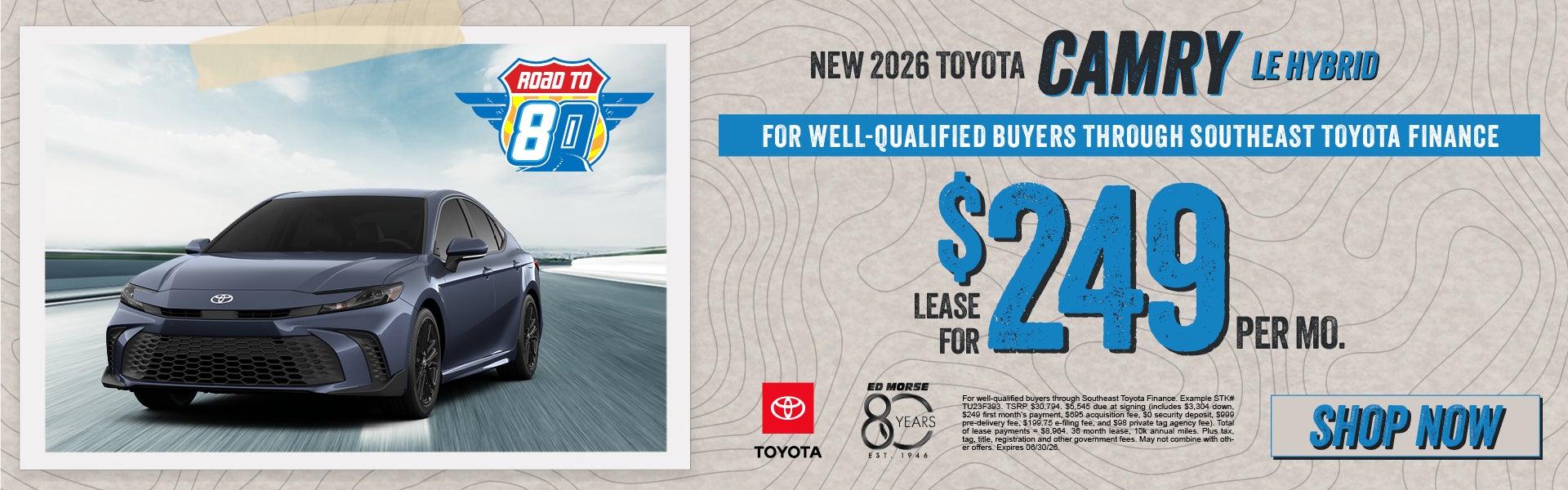 New 2026 Toyota Camry LE Hybrid