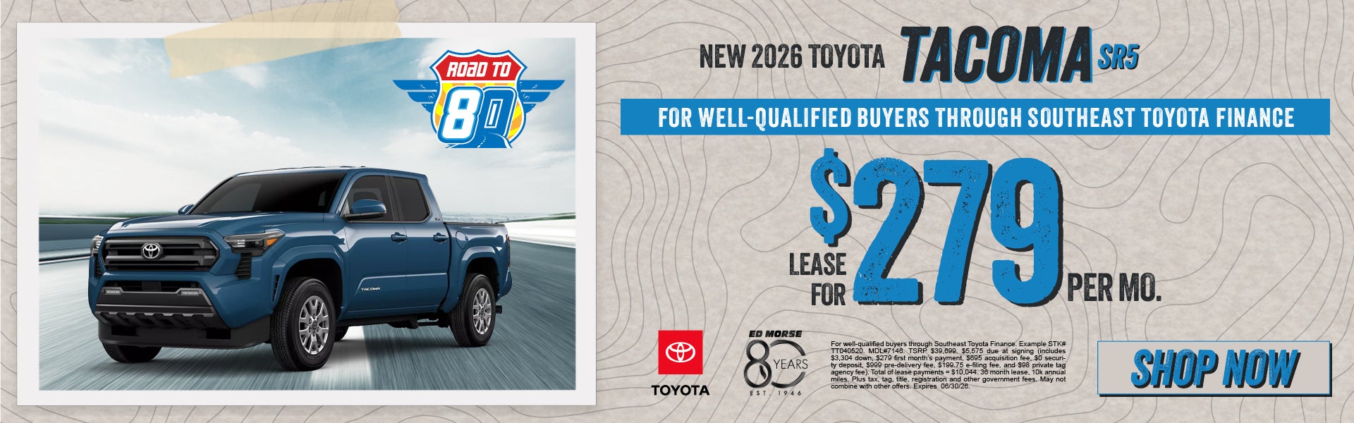New 2026 Toyota Tacoma SR5