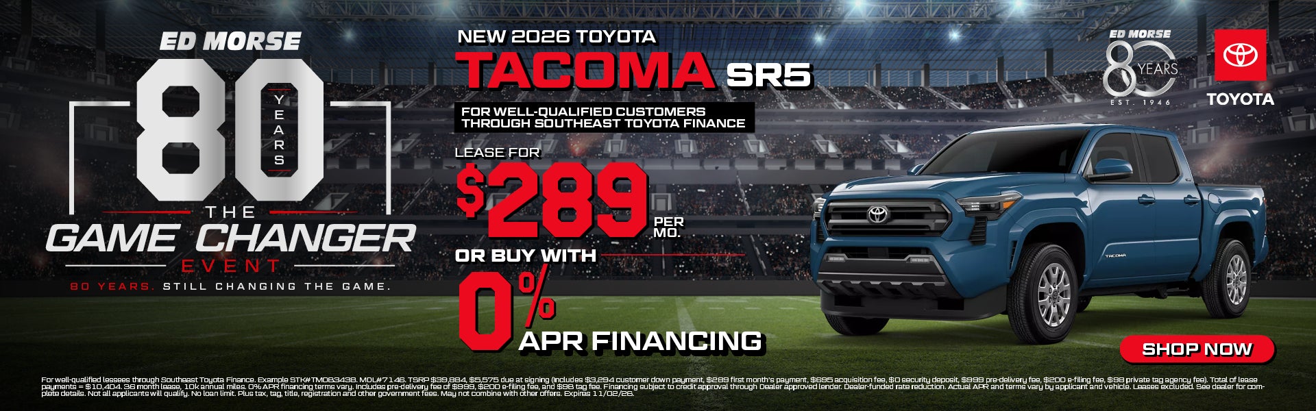 New 2026 Toyota Tacoma SR5