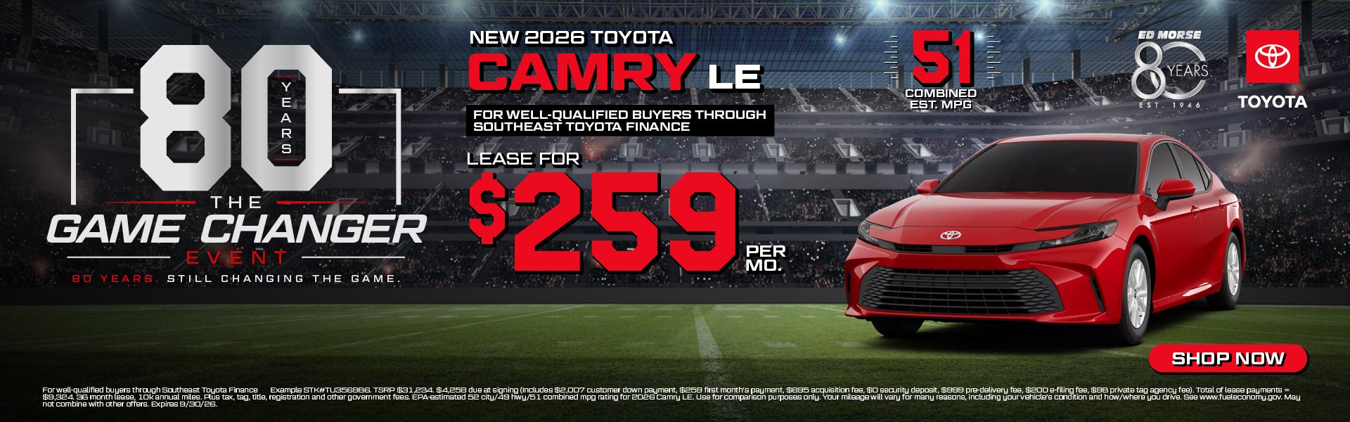 New 2026 Toyota Camry LE